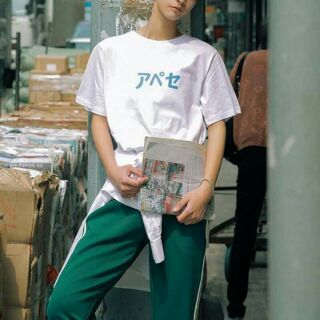 HOT TRENDY - QUẦN 3 LINES XANH RÊU