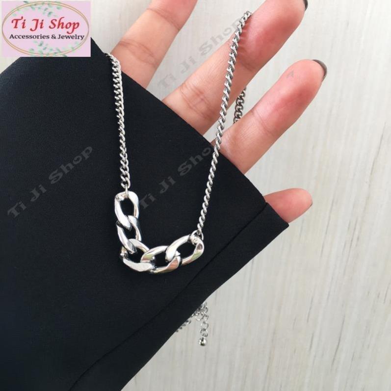 vòng cổ Kim Loại Thiết Kế Đơn Giản Phong Cách Unisex