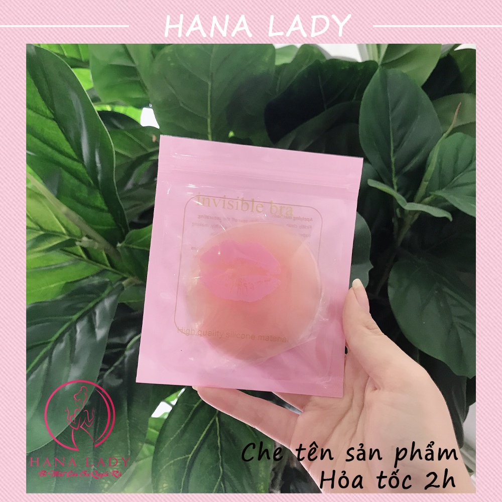 Miếng dán ngực silicon thông hơi cao cấp, Dán ti tàng hình siêu dính tiện dụng DT05