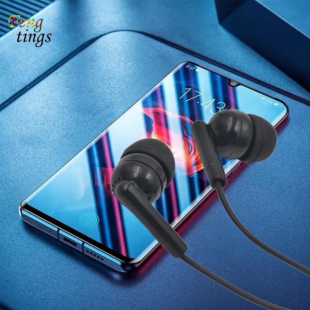 Tai Nghe Nhét Tai 3.5mm Siêu Nhẹ Thoải Mái Cho Điện Thoại
