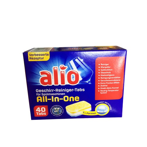 Viên rửa bát Alio 40 viên mẫu mới