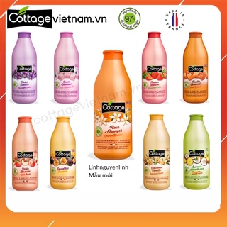 Sữa Tắm Dưỡng Trắng Da Cottage 750ml Pháp