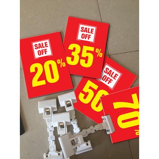 Bảng giảm giá, bảng fomex sales kích thước A5. (không bao gồm kẹp)