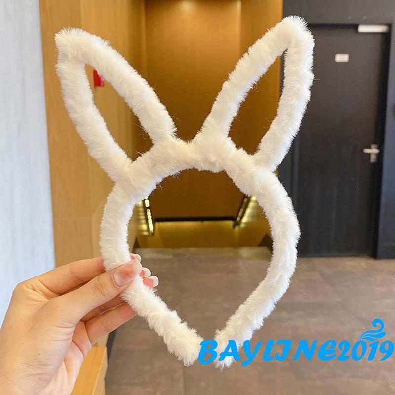 Băng đô tai thỏ nhồi bông hóa trang lễ Phục Sinh dễ thương