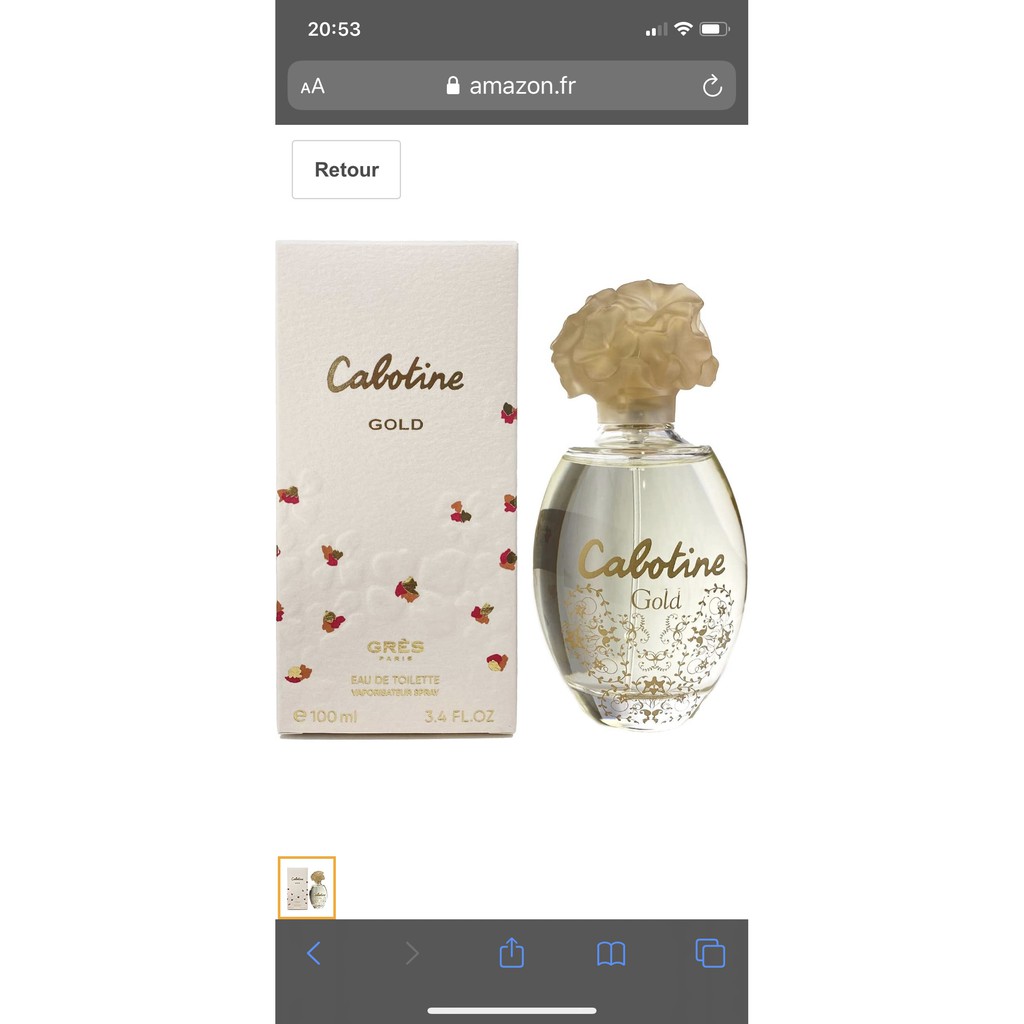 Nước hoa Cabotine Gold 100ml