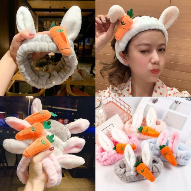 ✳️Băng Đô Tai Thỏ 🐰 Cà Rốt 🥕 Phong Cách Hàn Quốc🐰🥕