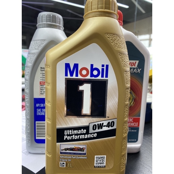 DẦU MOBIL ONE 0W-40 (CHAI 1L) CHO XE Ô TÔ (HIỆU SUẤT BÔI TRƠN LÊN TỚI 10,000KM)