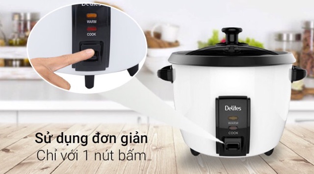 Nồi cơm điện Delites 1.8 lít NCR1801 | BigBuy360 - bigbuy360.vn