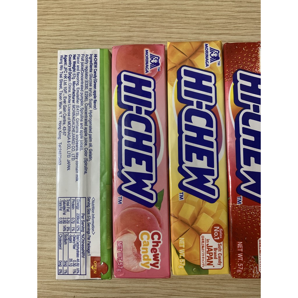 KẸO DẺO HI-CHEW 57G CÁC VỊ  Siêu hot