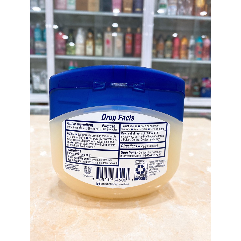 (368g) Sáp Dưỡng Ẩm Vaseline 100% White Petrolatum Original Healing Jelly MADE IN USA
