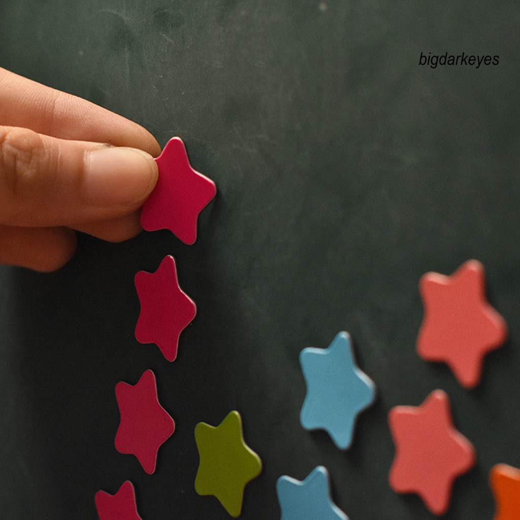 Nyt-set 20 Miếng Dán Nam Châm Hình Ngôi Sao Nhiều Màu Sắc Dễ Sử Dụng Đa Năng Dành Cho Trẻ Em Chơi Đường Đua