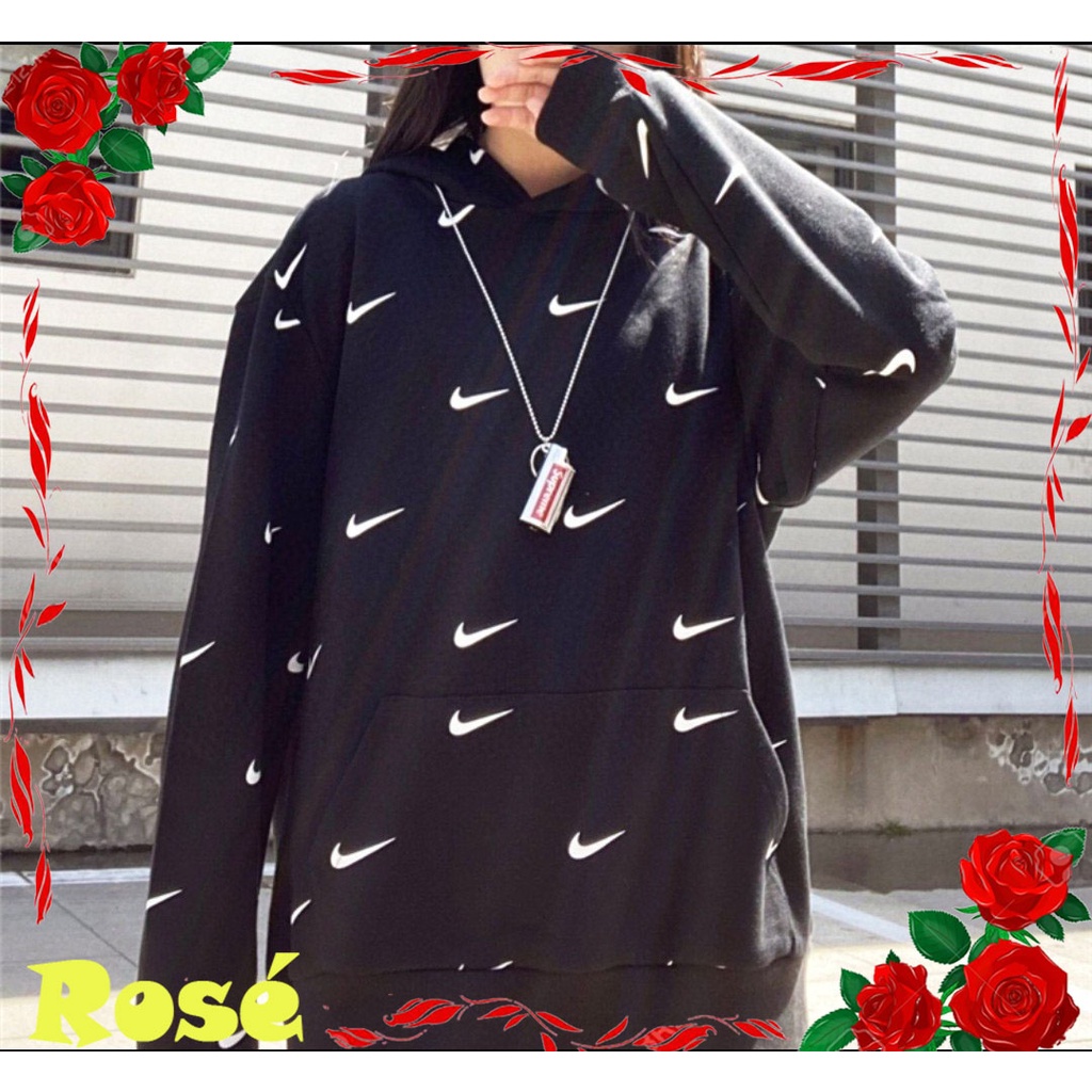 Áo Khoác Hoodie Form Rộng, Chất Nỉ Cao Cấp Dày Dặt in Logo Siêu Hot