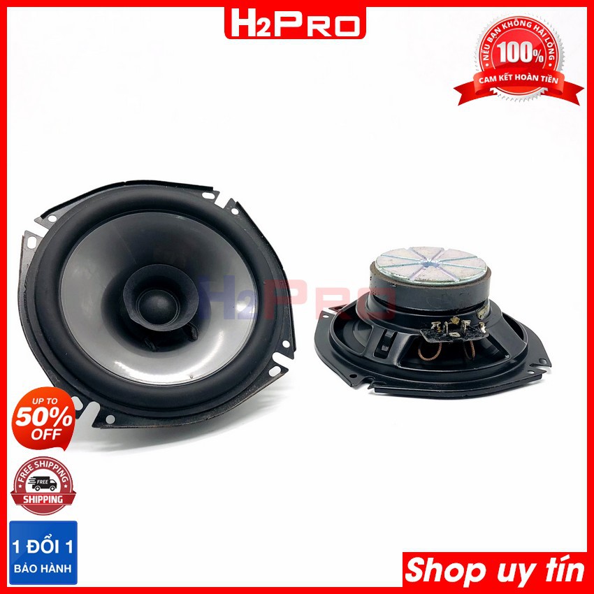 Đôi loa toàn dải bãi bass 14 H2Pro, vành 15.5cm, 60W-8 ôm, từ 80-côn 30.5mm, loa toàn giải xịn bass ấm, lời sáng (2 loa)