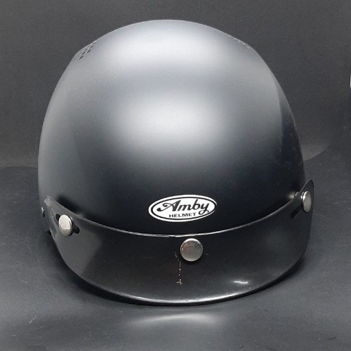 Mũ bảo hiểm nửa đầu amby helmet xanh sần bảo hành 12 tháng