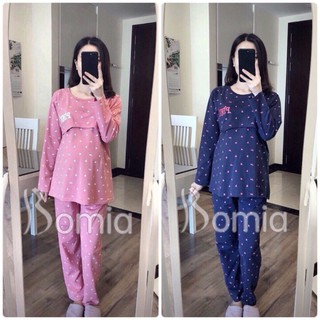 Bộ bầu và sau sinh dài tay Pink đẹp