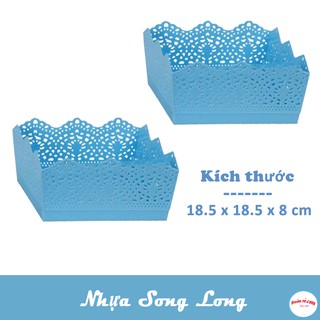 KHAY MỸ VUÔNG SONG LONG 2618