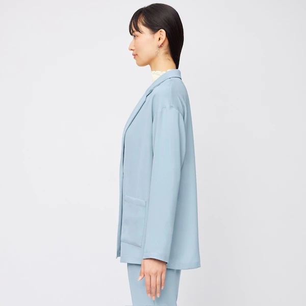 Áo vest blazer GU Nhật - Có đai bụng