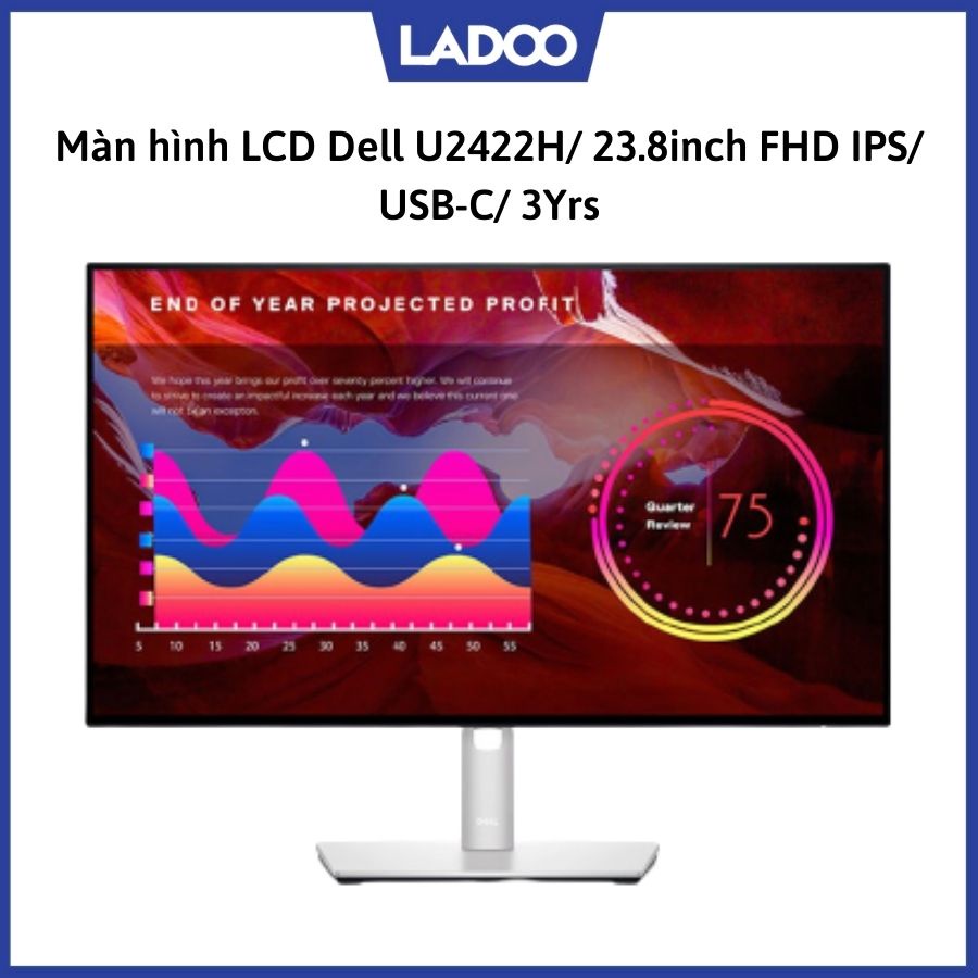 Màn Hình Dell UltraSharp U2422H 23.8&quot; FHD LED IPS USB-C - Bảo Hành Chính Hãng 36 Tháng