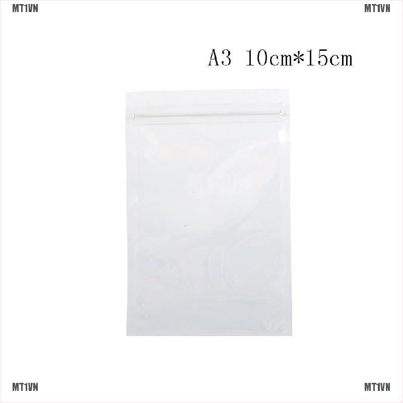 Set 10 túi vuốt khóa zip ESD chống tĩnh điện trong suốt tiện dụng