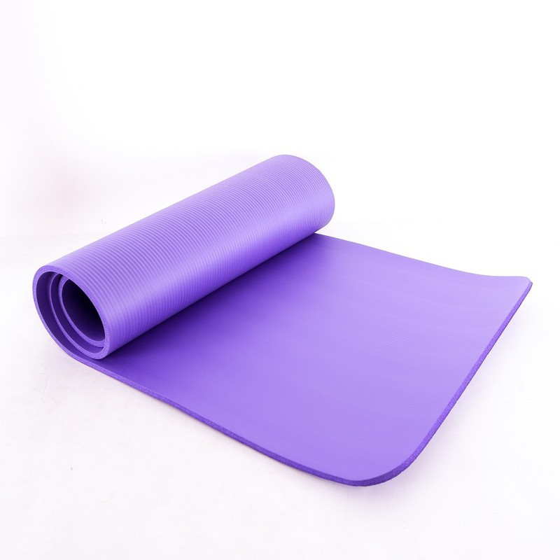 Thảm tập yoga Bamezo thảm tập gym tại nhà chống trơn trượt 10mm cao cấp T10