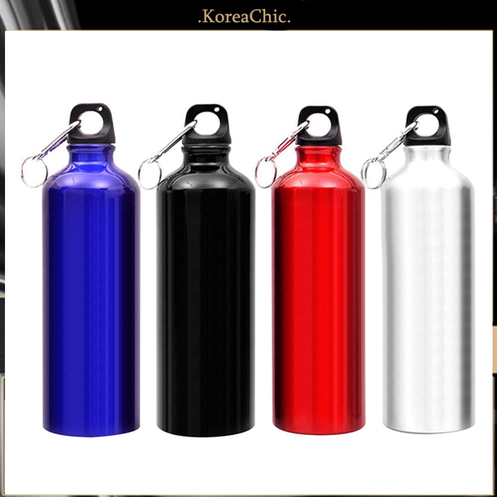 Bình nước thể thao 750ml bằng hợp kim nhôm phong cách hàn quốc