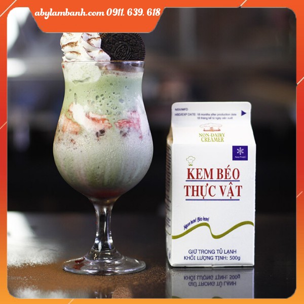 Kem Béo Thực Vật Tân nhất hương 500gr ⚡ LOẠI NGON ⚡ kem béo dùng pha các loại thức uống nóng, lạnh, làm sinh tố, chè