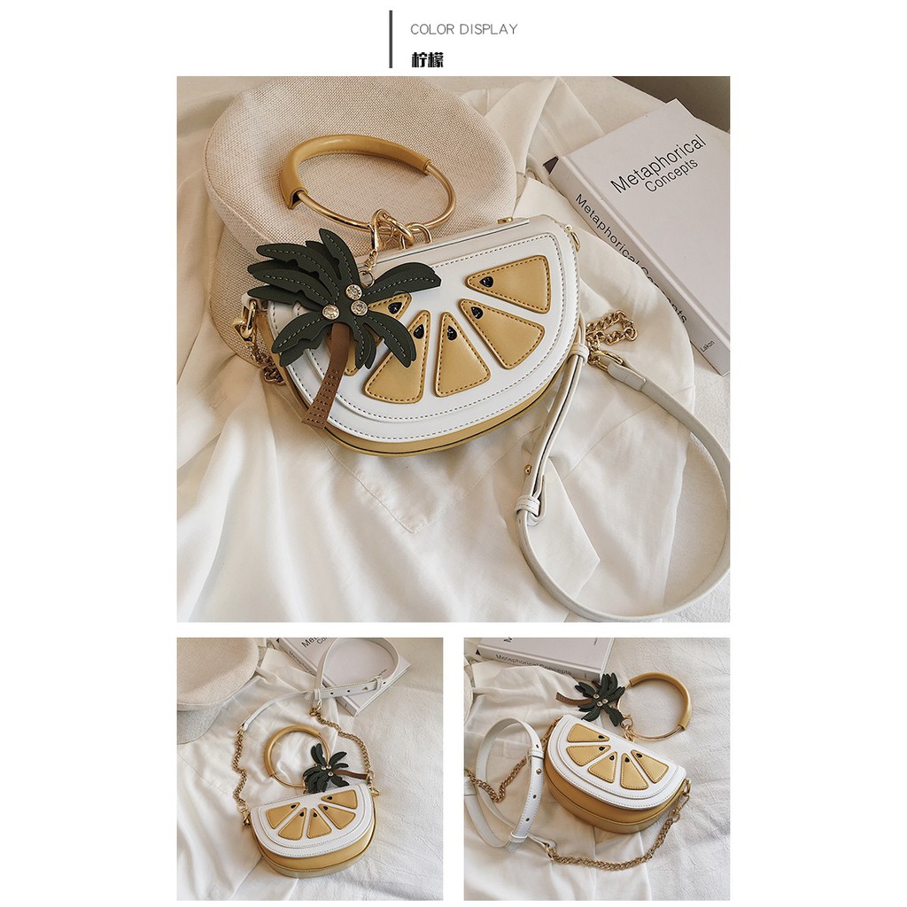 [Order] Túi đeo độc lạ hình múi cam | BigBuy360 - bigbuy360.vn