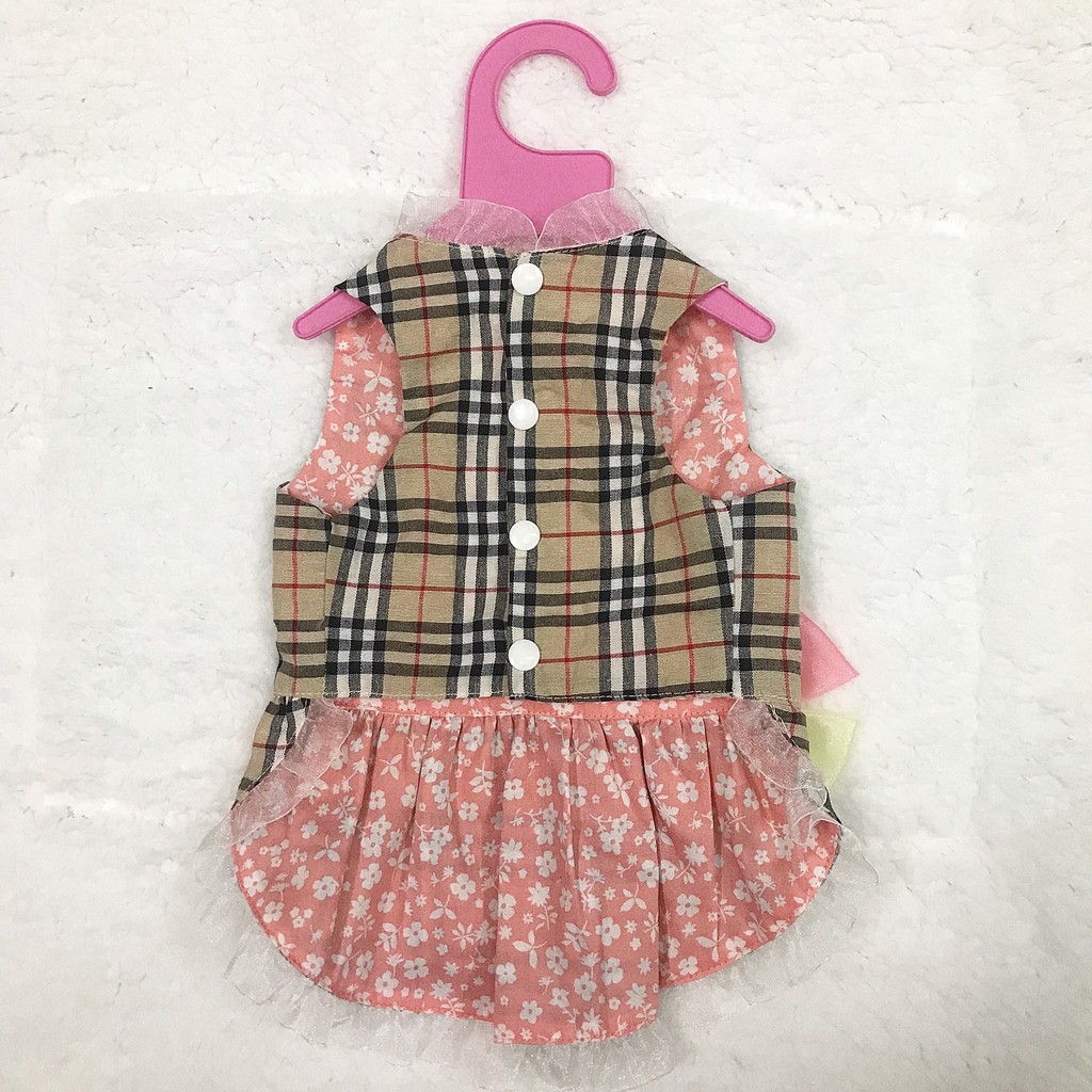 Áo Chó Mèo - Đầm Nơ Princess Cao Cấp