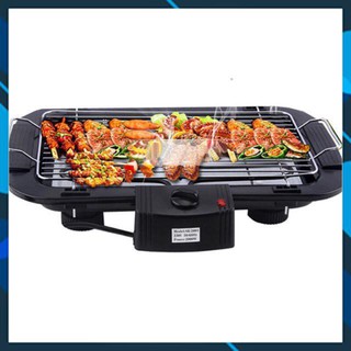 Bếp Nướng Điện Cao Cấp Electric Barbecue Grill 2000W Không Khói💥FREESHIP💥+Tặng Miếng Rửa Chén Bát