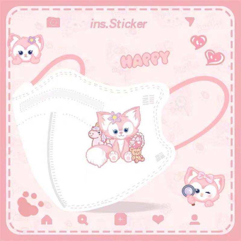 [ Mẫu Mới Về ] Set 10 Chiếc Khẩu Trang 5D KN95 Hoạ Tiết Siêu Dễ Thương Size Người Lớn