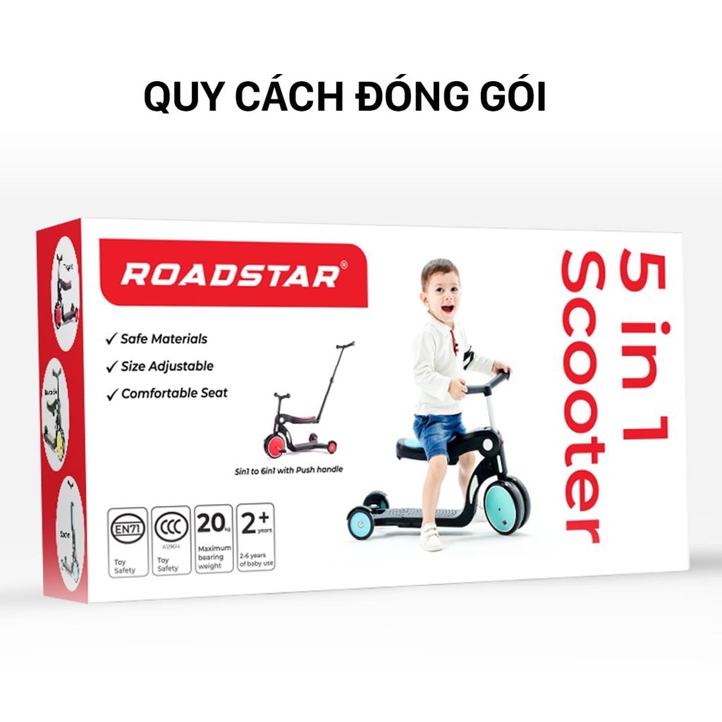 Xe Scooter Đa Năng 5in1 Cho Bé