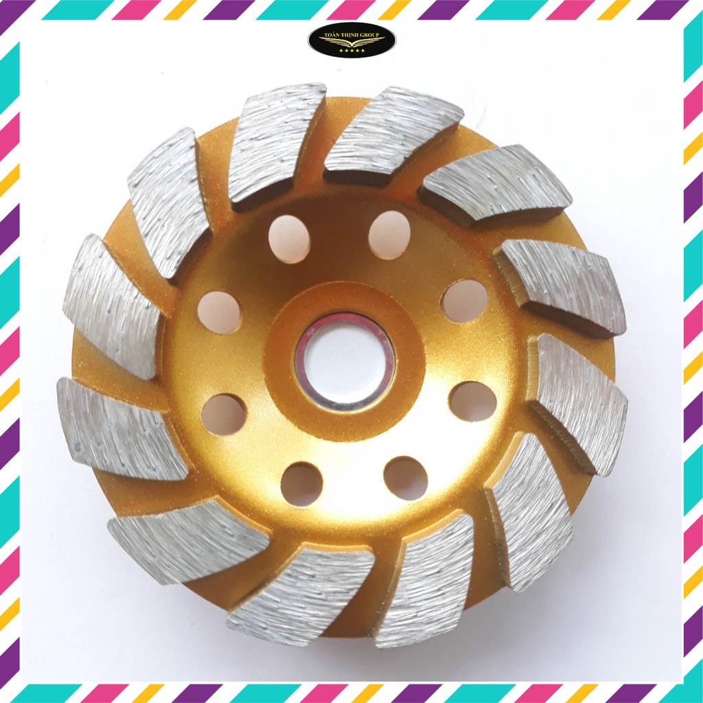 Chén Mài Bê Tông , Mài Đá Granit, Gạch Hiệu Tiger 114mm - Bát Mài Phá Bê Tông - Chén Bo Đá Chính Hãng