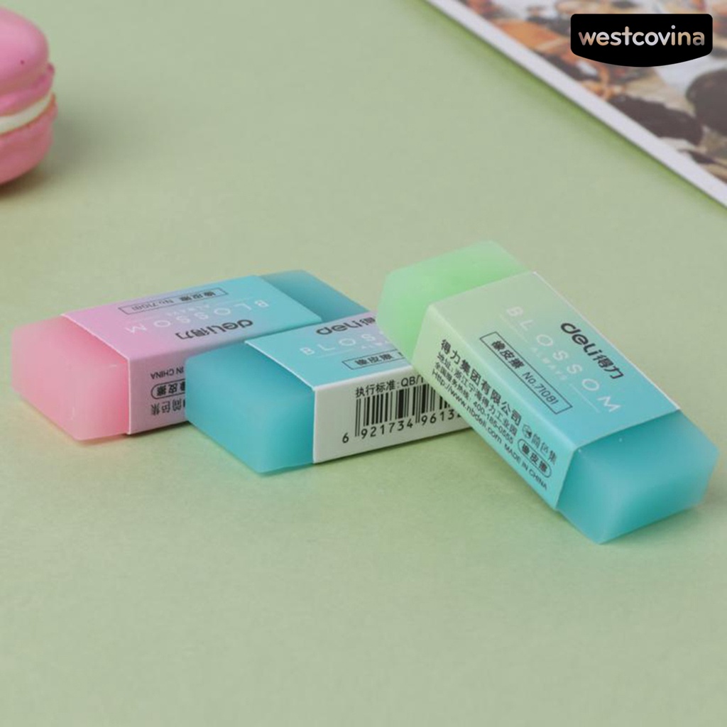 [Hot]✍Gôm Tẩy Trong Suốt Hình Chữ Nhật Bằng Cao Su Đáng Yêu An Toàn Cho Nhà Ở