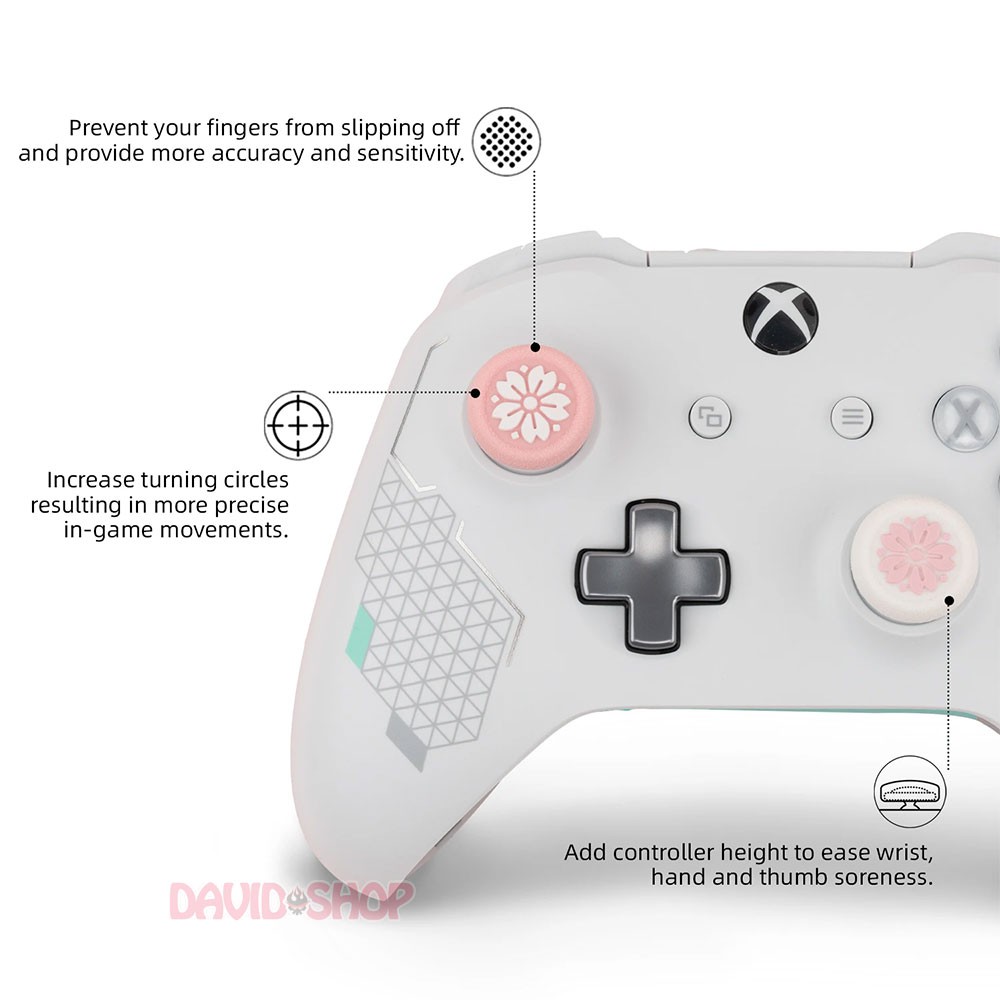 Núm bọc analog Sakura  cho tay cầm Xbox One/Series, DualSense, DualShock 4 v.v...