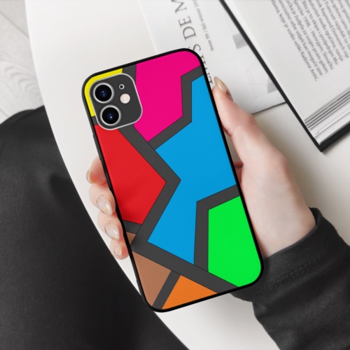 Ốp lưng iphone hình color line collage art minimalism cute bảo về camera  cho các dòng SAMSUNG PAP20210885