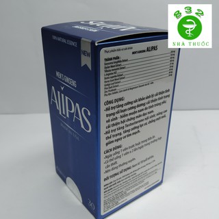 Sâm ALIPAS mới lọ 30 viên
