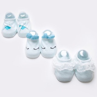 Sét Tất 3 đôi cotton cao cấp cho bé sơ sinh (0-2 tuổi)