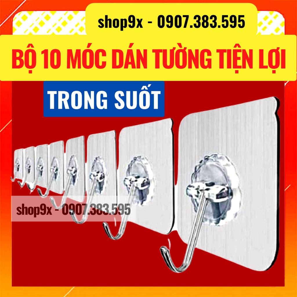 10 Móc Dán Tường Chịu Lực Siêu Dính Siêu Tiện Lợi Thông Minh