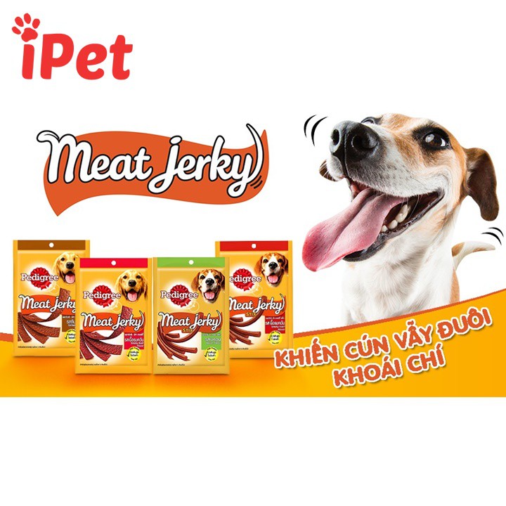 Thức Ăn Vặt Cho Chó Pedigree Meat Jerky - iPet Shop