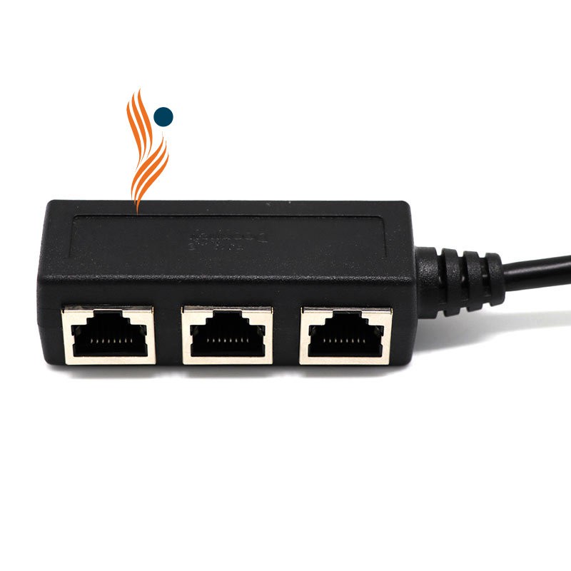 Dây cáp chia cổng mạng 1 ra 3 cổng cho CAT 5 / CAT 6 LAN | BigBuy360 - bigbuy360.vn