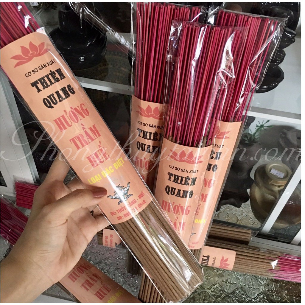 Nhang trầm Huế 80 nén thơm Thiên Quang