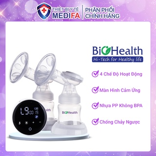 Máy hút sữa điện đôi Biohealth IE Basic, 4 chế độ hút, 9 mức độ hút từ nhẹ đến hút mạnh | BH 1 năm