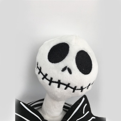 Búp Bê Nhồi Bông Hình Đầu Lâu Đen 50CM Trong Phim The Nightmare Before Christmas Jack Skellington Sally