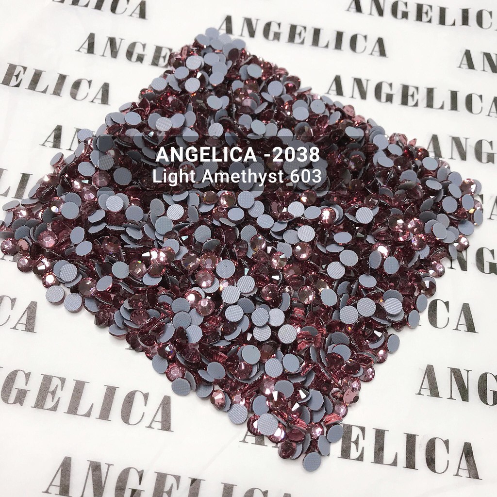 Đá chân lưới ANGELICA light amethyst 603