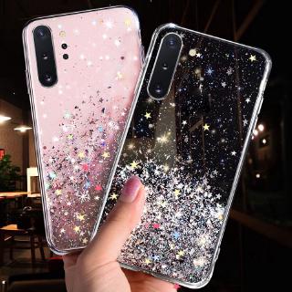 Ốp điện thoại lấp lánh hợp thời trang cho Samsung Galaxy A50 A30 A20 A10 A70 A60 A80 A50S M20 M30 Note 10 Plus 8 9