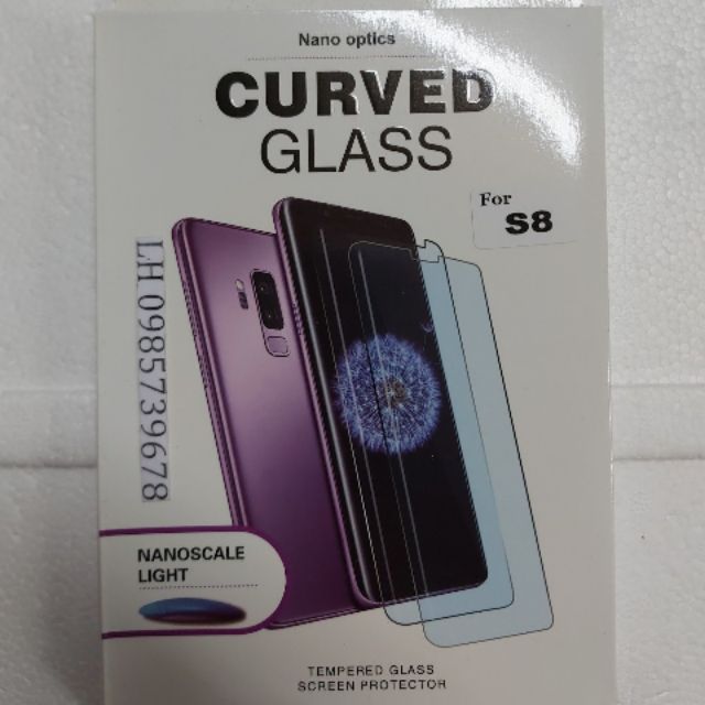Kính Cường Lực Samsung Full Keo UV Samsung galaxy S8