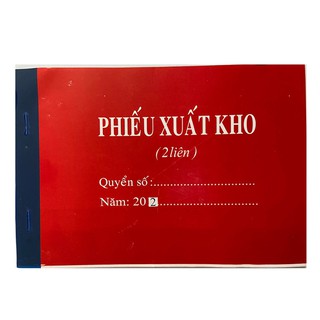 Combo 10 Quyển phiếu xuất kho 2 liên giấy cacbon, bán sỉ