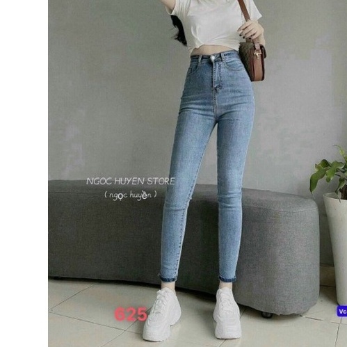 .8 MẪU Quần JEAN Nữ Lưng Cao chuần shop VNXK bao đẹp chất lượng ,bó co giãn vải dày mịn( đổi trả nếu không ưng)