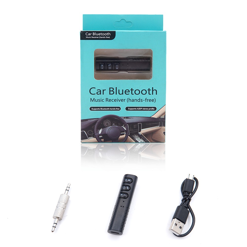 Bộ Jack chuyển đổi âm thanh cao cấp Bluetooth 3.5mm dùng cho loa, dùng trên ô tô tiện lợi