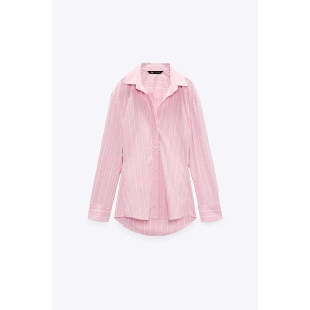 Áo sơmi hồng zara